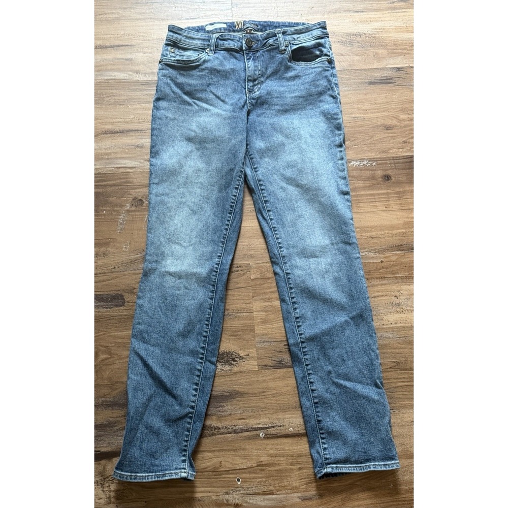 Kut from the Kloth Katy Boyfriend Women's Jeans Medium Blue Wash Denim Size 8
